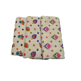 Cotton Colors 100% Cotton Bath Towels(Size: 30 60 Inches)-Pack of 3 Pieces,D32