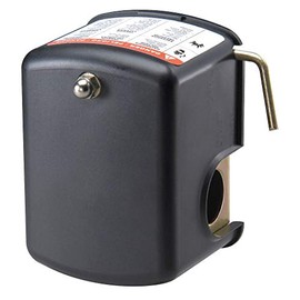 Dayton Water Pump Pressure Switch; Range: 10 to 100 psi, Port Type: (1) Port, 1/4" FNPT
