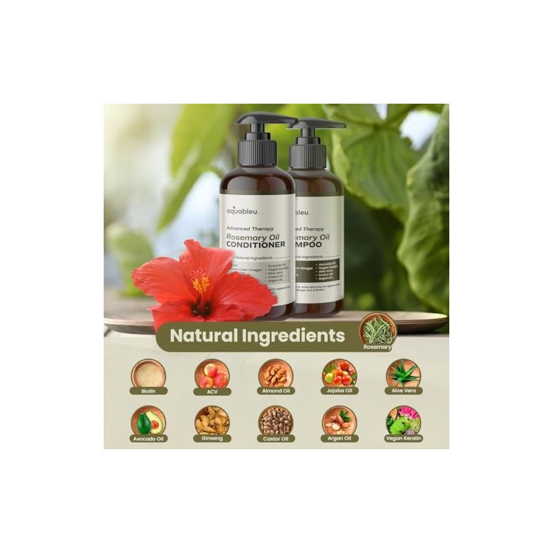 Aquableu Set De Champú Y Acondicionador Advanced Therapy Anti-Finning Con