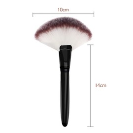 Baluue Large Blush Brush with Wood Handle Soft Bristle Makeup Tool for Loose Powder and Blush Application Blending and Coverage