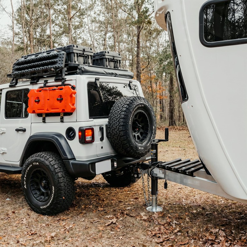 5000lbs A-Frame Trailer Jack,30" Lift 20-24V Cordless Drill Compatible with