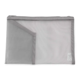 Muji NDC18A0S Nylon Mesh Case with Pocket, Gray for B6 Size