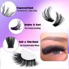 DAODER Thick Lash Extension Kit 200D Fluffy Cluster Eyelash Extensions
