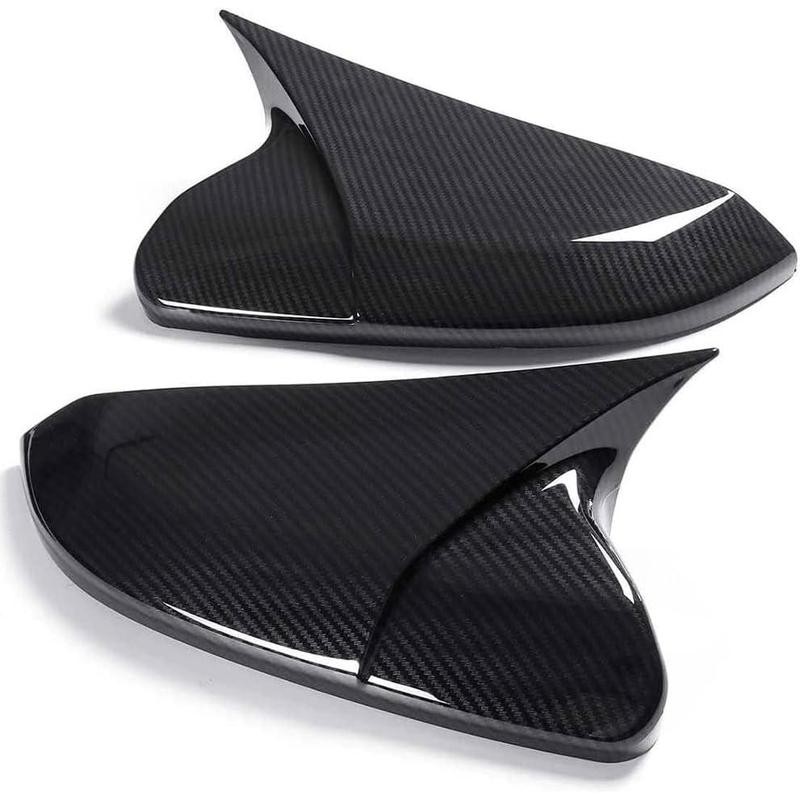 2PCS Door Side Mirror Covers Cow Horn Compatible with Honda