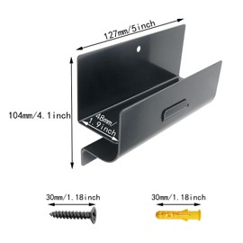 ITROLLE Wall Mount Wheelbarrow Hook Garage Wall Ladder Hook Ladder Hanger Garage Organization Garage Wall Storage Wall Mount Wheelbarrow Hanger