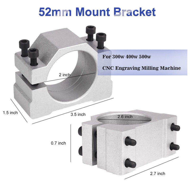 CNC Spindle, MYSWEETY 500W Air Cooled 0.5kw Milling Motor and