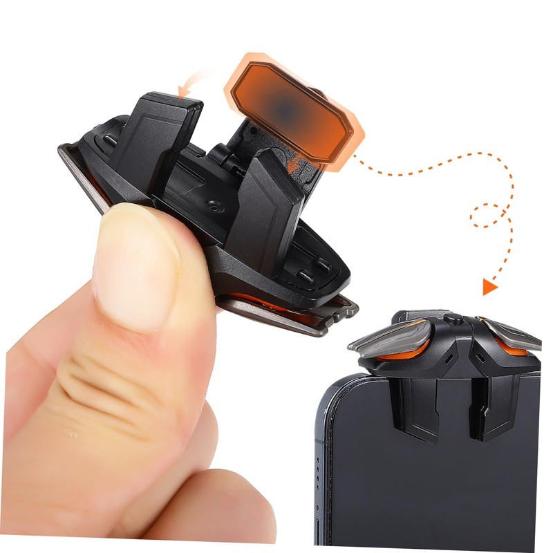 TEHAUX 1 Set Mobile Game Controller with Charging Cable Finger