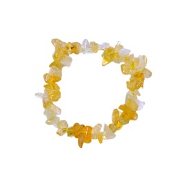 ZEN&TAO Natural Chakra Gemstone Crystal Bracelets Multiple Items Pack for Yoga Meditation Prayer Healing Protection and Gifting (Citrine)