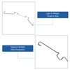 sourcing map 6 Pieces CPU Cooling Fan Clips, 8cm Wire