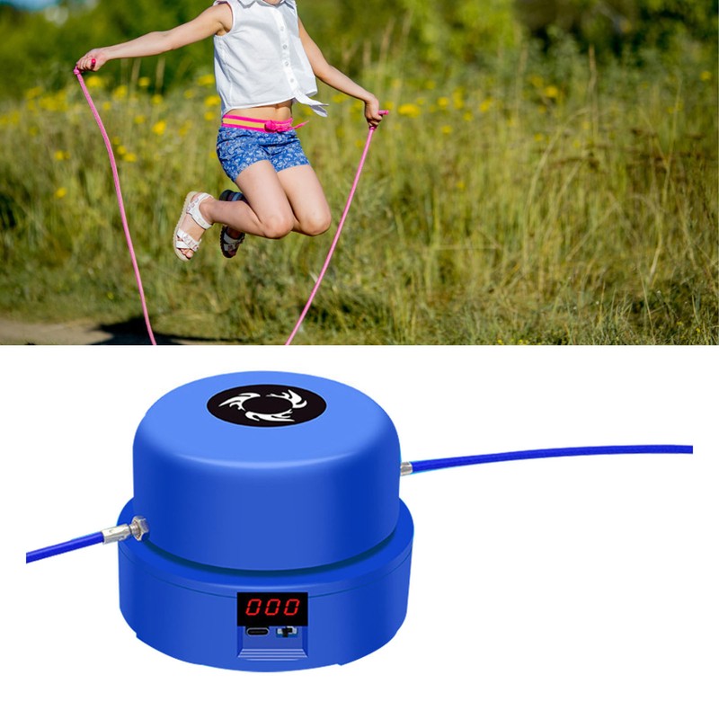 Jump Rope Machine Adjustable 1‑10 Speed Level Wireless Remote Control