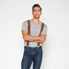 Grade Code Suspenders for Men, with Heavy Duty Clip Wide