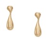 Skagen SKJ1772710 Women's Liquid Metal Drop Earrings Stainless Steel Gold-Coloured,