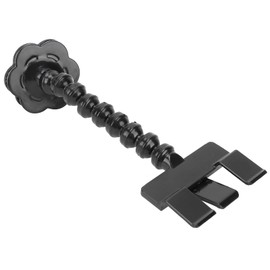 , Dog Treat Camera Dog Treat Camera Dispenser PVC Flexible Pet Selfie with Flower Shaped Clip for Most Mobile Phones and Tablets (Black)