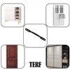 TERF® Antique Black Door Pull Handle 150mm (6 inch) Traditional