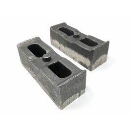 Tuff Country 79062 2" Cast Iron Lift Blocks Pair 4wd Compatible with/Replacement for Chevy Silverado 2500HD/3500 2001-2010
