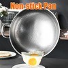 Titanium Hammered Wok, 2026 Upgrade Double-side Hammered Frying Pans Nonstick,