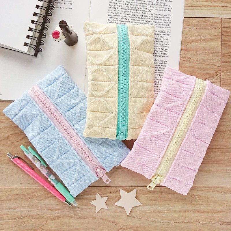 [PRODIGAL] oriami Pencil Case Pastel, Pastel Yellow, Casual