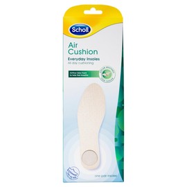 Scholl Air Cushion Everyday Insole - Comfort Insoles with Airflow Latex Foam for Breathable Comfort - Trim to Fit - 1 Pair