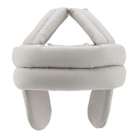 Protective Hat, Elder Cotton Safety Helmet Anti Collision High Elastic Sponge Old Man Ear Fall Prevention(Light Gray Ear)