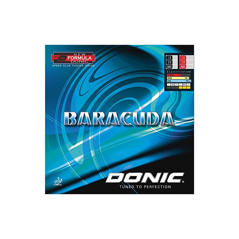 DONIC Rubber Baracuda, Blue, 1.8 mm