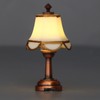 Miniature Lamp 1/12 Scale White 6cm Overall Height Battery Operated