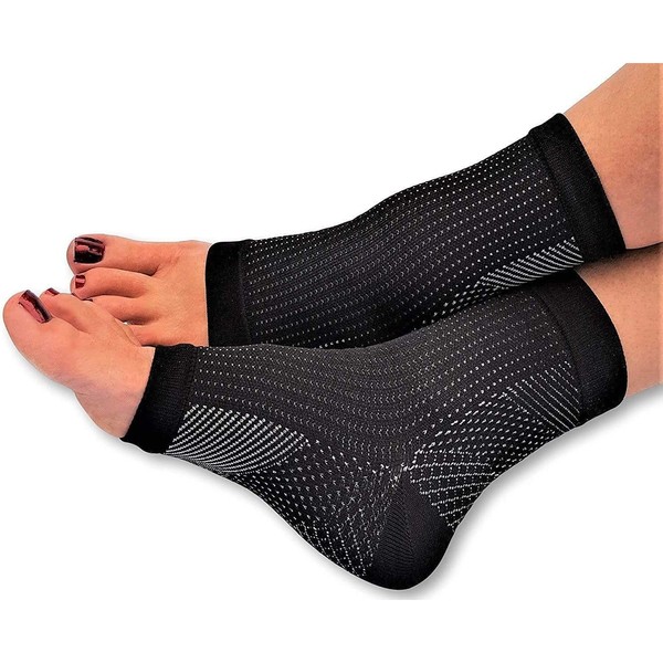 Plantar Fasciitis Foot Socks. Best Compression Sleeve for Ankle Arch & Heel Achilles Tendon Supports Brace. Men and Women Night Splint Pain Relief by PEDIMEND (L/XL (UK 8-12 / 1 Pair))
