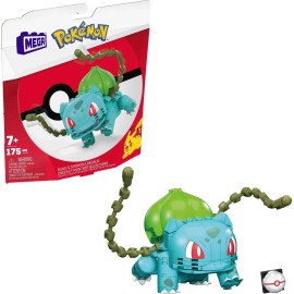 Mega Bulbasaur Building Set 4 Inch Poseable Toy Construction Bricks for Kids