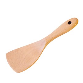 UPKOCH Wooden Rice Paddle Japanese Style Wooden Spoon Ladle Asian Kitchen Wooden Rice Spoon Wood Kitchen Utensils for Home Restaurant