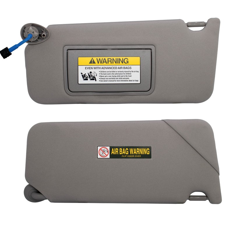 NHILES Left Driver Side Sun Visor Compatible with Honda Accord