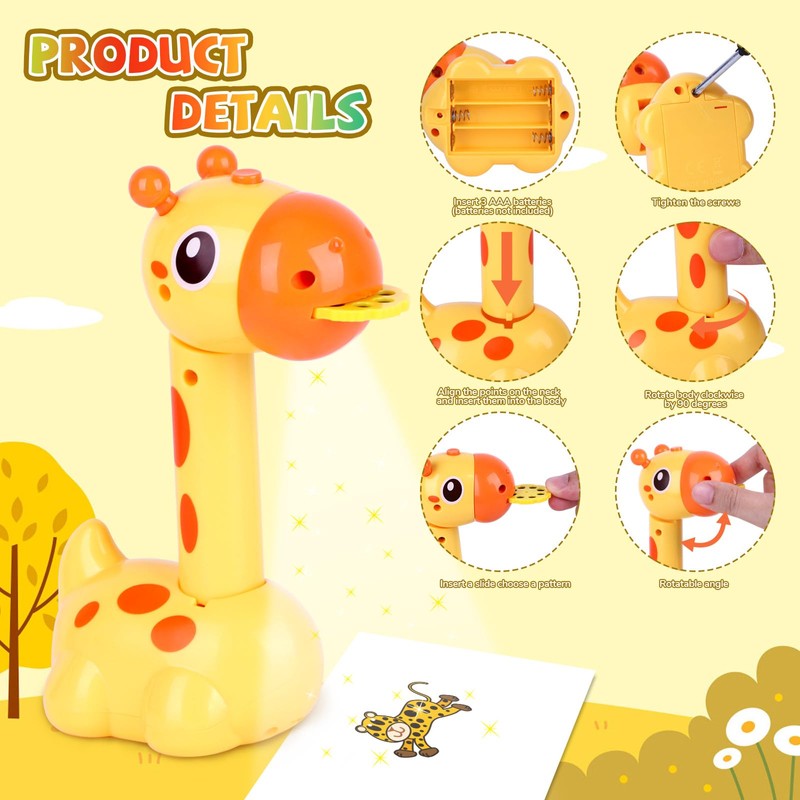Giraffe Drawing Projector for Kids with 72 Templates Kids Drawing
