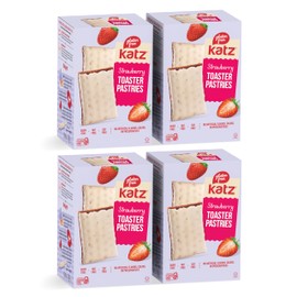 Katz Gluten Free Toaster Pastries. Strawberry. Gluten Free. Dairy Free, Nut Free, Peanut Free, Soy Free. Kosher Snacks. 8 OZ (Pack Of 4)