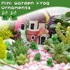 50Pcs Mini Resin Frogs Miniature Tiny Frogs Figurines Garden Decor