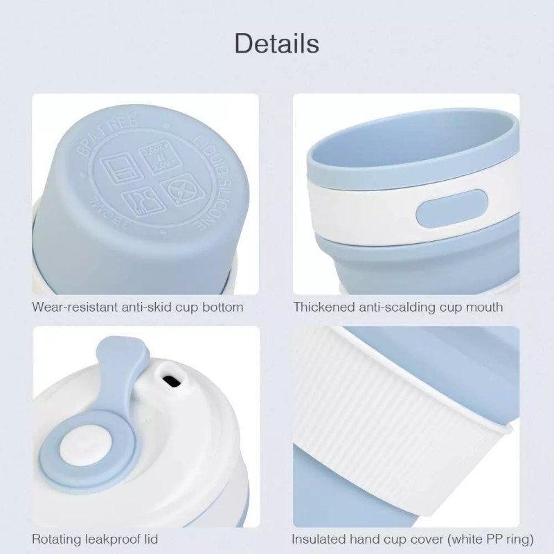 SARO STORE Vaso Plegable 350 Ml