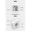 Mies' Hygrometer, Thermometer, Hygrometer, Indoor, Large Screen, Compact, Face Mark,