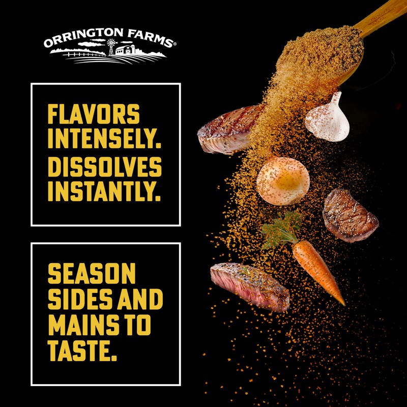 Orrington Farms Beef Flavored Broth Base, Granulated Beef Flavored Bouillon,