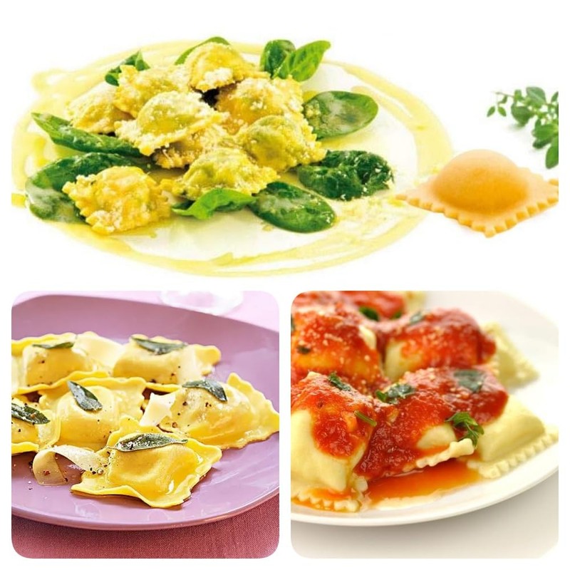Kovcfon Mould for Round Ravioli Italian Ravioli Trays Mold Ravioli