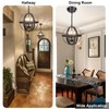 DLLT Vintage Pendant Hanging Light Fixtures, Flush Mount Ceiling Chandelier