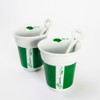 Baci Milano 2 Cappuccino Cups with Spoon