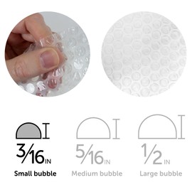 Office Depot® Brand Bubble Roll, 3/16" Thick, Clear, 12" x 75'