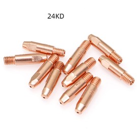 MASUNN Pack of 10 24KD M6 Mig/Mag Welding Torches Contact Tip Gas Nozzle 0.8/1.0/1.2/1.4 mm-0.8 mm