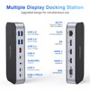 Laptop Docking Station mit 65W Netzteil,MOKiN 16 in 1 Docking
