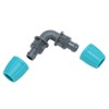 10PCS 16mm Irrigation Elbow Adapter Lock Barbed Connector Drip Irrigation