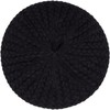 styleBREAKER 04024201 Women's Fine Knit Beret Hat with Braided Pattern