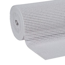 Duck 1344559 Select Grip Easy Non-Adhesive Shelf Liner 12-Inch x 20-Foot, White, 2 Rolls
