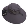 Solar Fan Hat Large Brim Quick Dry Breathable 3 Speeds