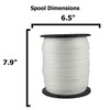 1/8" (#4) X 1000 ft Low -Stretch Solid Braid Industrial