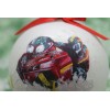 Handmade M003 Hand-made Christmas Ornament - snow SNOWMOBILE snowmobiling sled