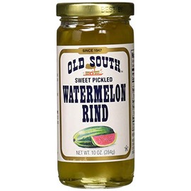 Old South Sweet Pickled Watermelon Rind 10 oz Jar (6 Pack)