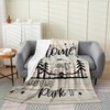 RV Happy Camping Fleece Throw Blanket for Kids Girls Bed,Home