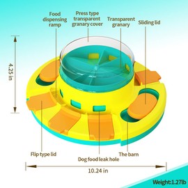 CAROZEN Interactive Dog Toys, Puzzle Toys for Dogs Training Funny Feeding, Treat Dispenser Large Dogs, Small and Medium Improve Your Dog's Intelligence